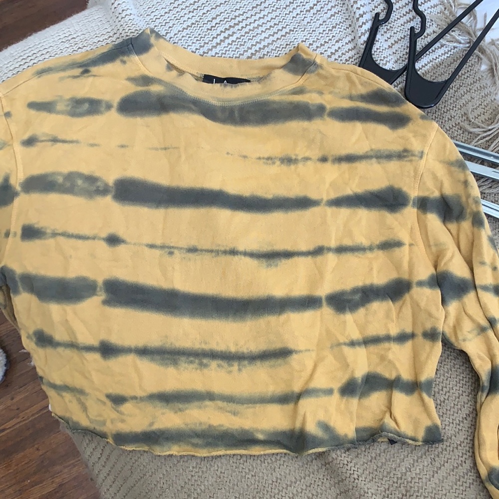 Long sleeve tie dye sweatshirt